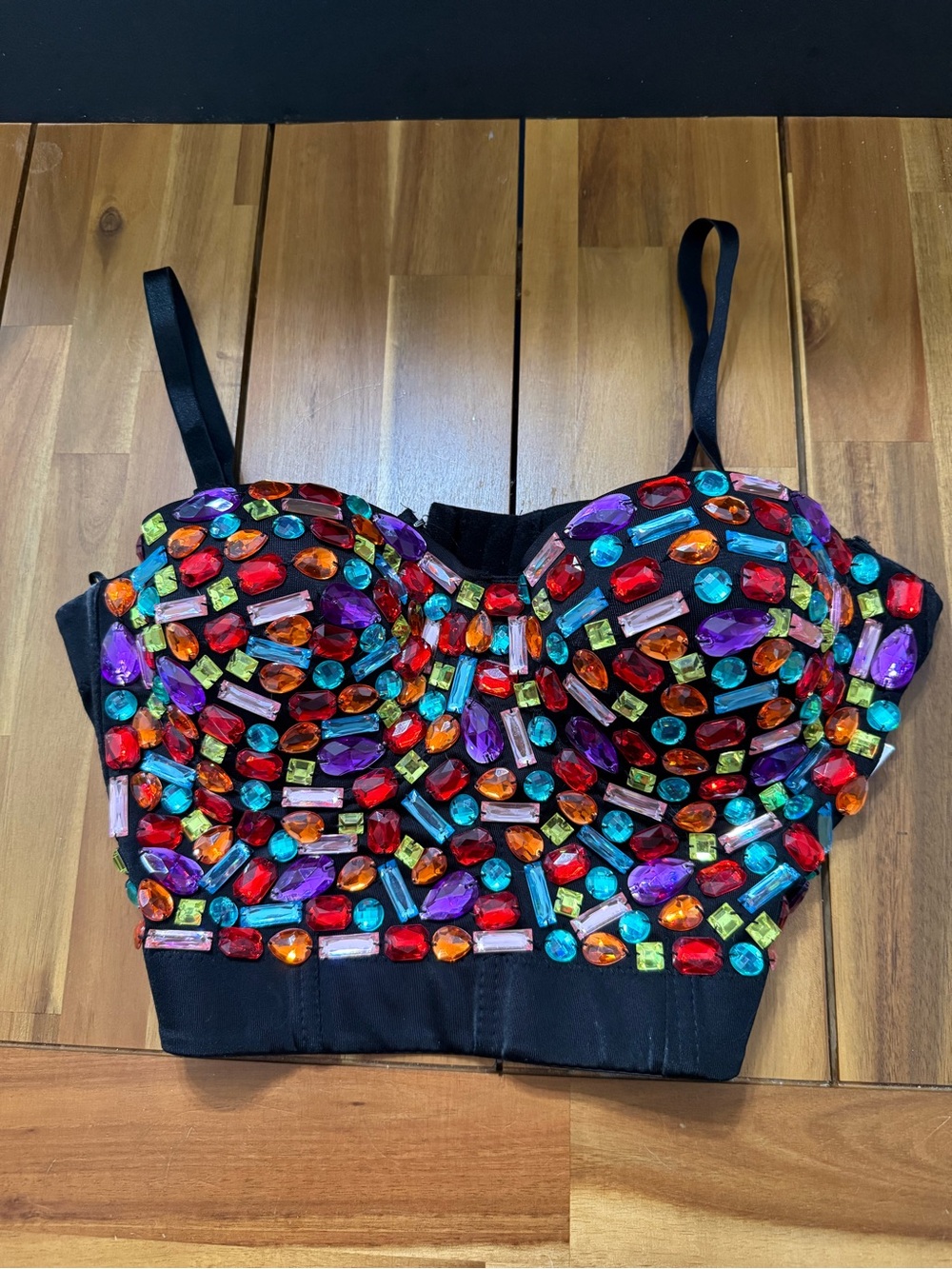 Jeweled Crop/Corset Top - 34D